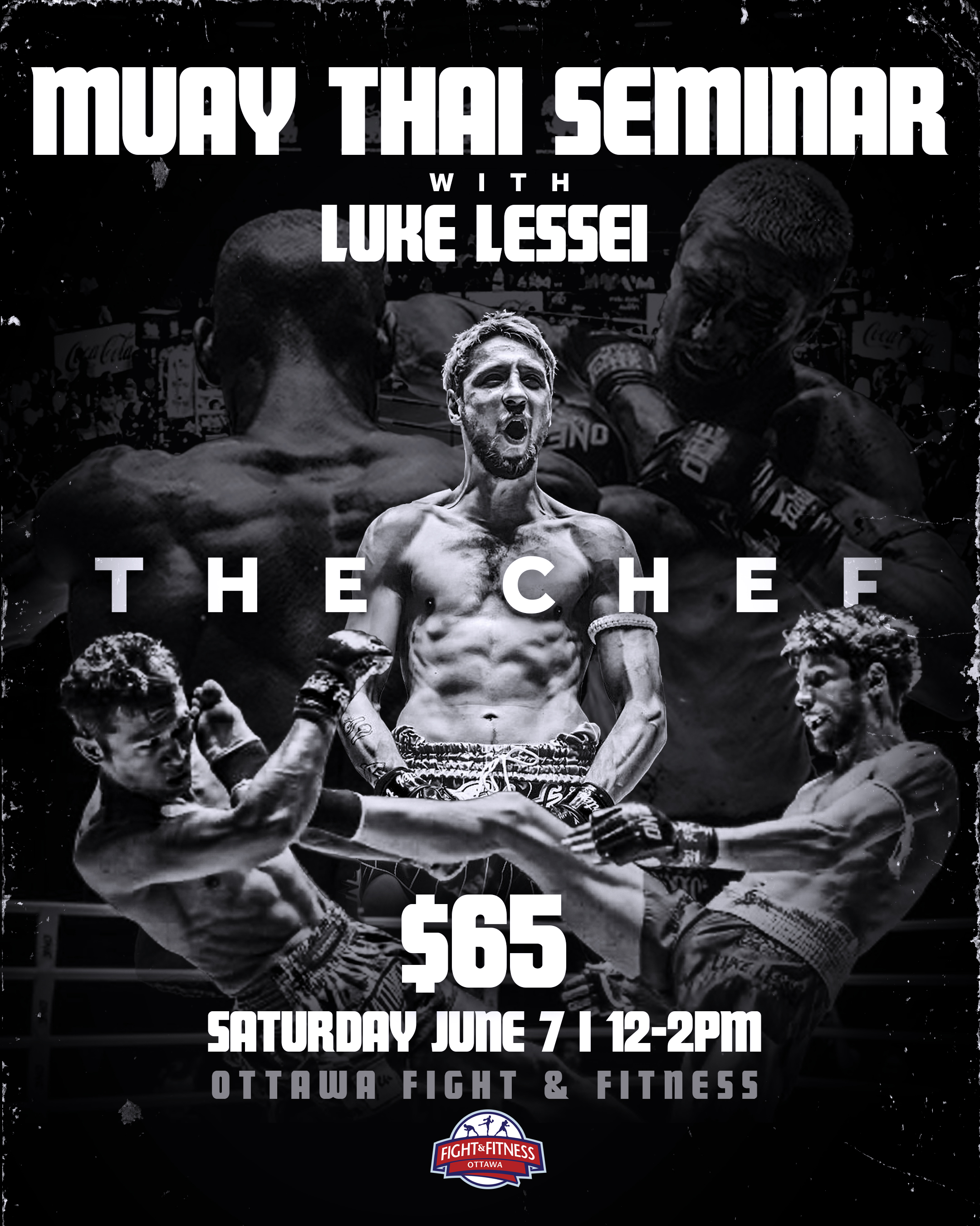 Muay Thai seminar with Luke Lessei promotional poster